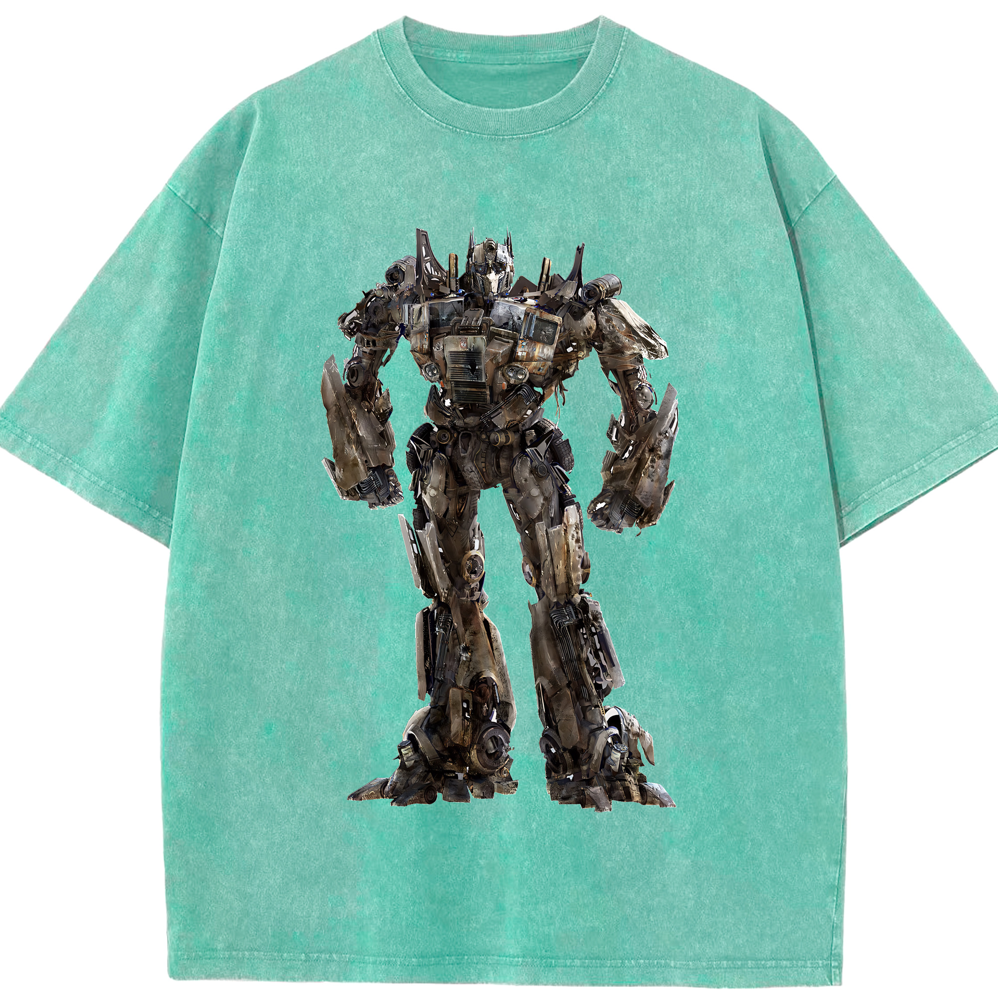 （画像用） Transformers トランスフォーマー 綿100% ヴィンテージ風 半袖Tシャツ（フロントプリント）